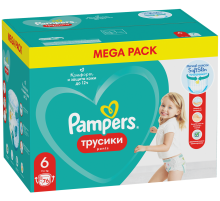 Подгузники-трусики Pampers Active Baby Pants extra large 15+кг, 76шт
