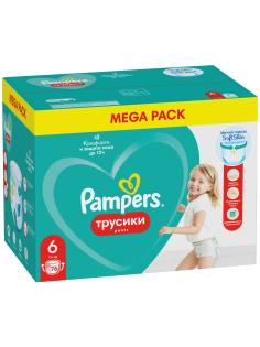 Подгузники-трусики Pampers Active Baby Pants extra large 15+кг, 76шт
