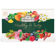 Чай травяной Ahmad Tea Healthy&Tasty ассорти 8 вкусов, 40шт