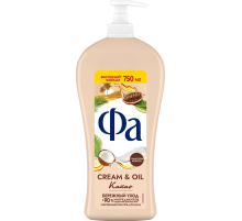 Крем-гель для душа Фа Cream&Oil какао, 750мл