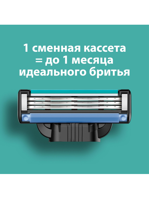 Кассеты Gillette Mach3 для бритья, 6шт