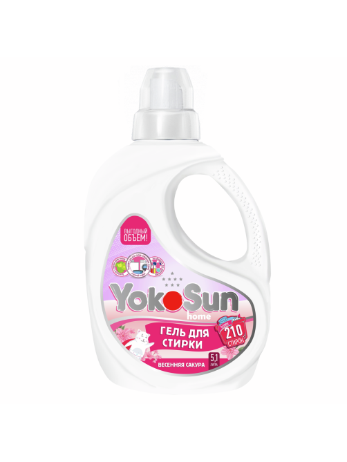 Гель для стирки YokoSun Весенняя сакура, 5.1л