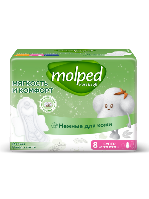 Прокладки Molped Super Мягкость и комфорт, 8шт