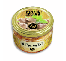 Треска Золотистая рыбка печень натуральная, 185г