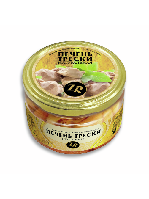 Треска Золотистая рыбка печень натуральная, 185г