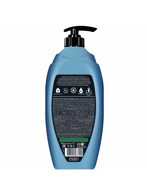 Гель для душа Palmolive Men Спорт Восстанавливающий с экстрактом цитрусовых 3 в 1, 750мл
