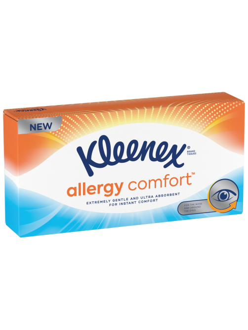 Салфетки бумажные Kleenex Allergy Comfort, 56 листов