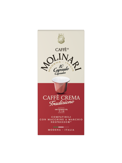 Кофе в капсулах Molinari Tradizione для кофемашин Nespresso 10шт, 50г