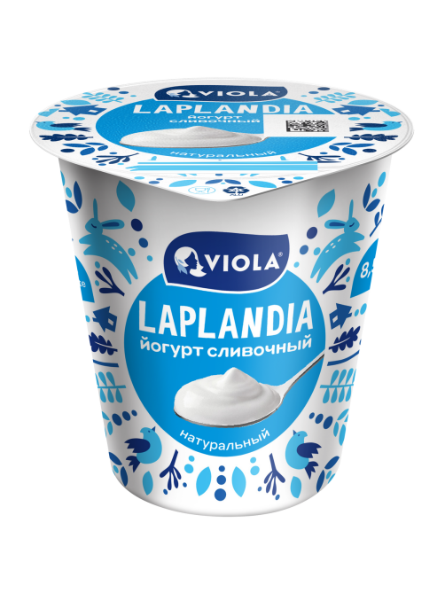 Йогурт Viola Laplandia сливочный 8.5%, 260г