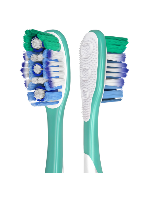 Зубная щетка Colgate 360 удаление бактерий средняя 4в1 2+2шт