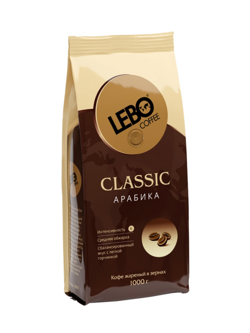 Кофе Lebo Classic в зернах, 1кг