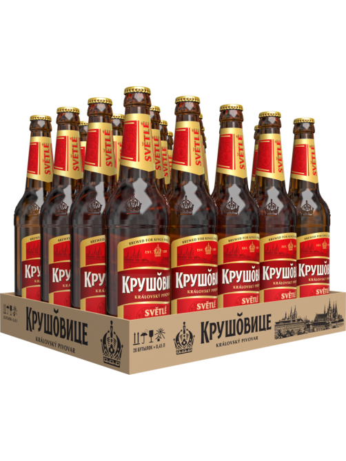 Пиво Крушовице светлое, 0.45л