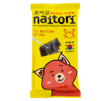 Чипсы нори Naitori со вкусом краба, 3г