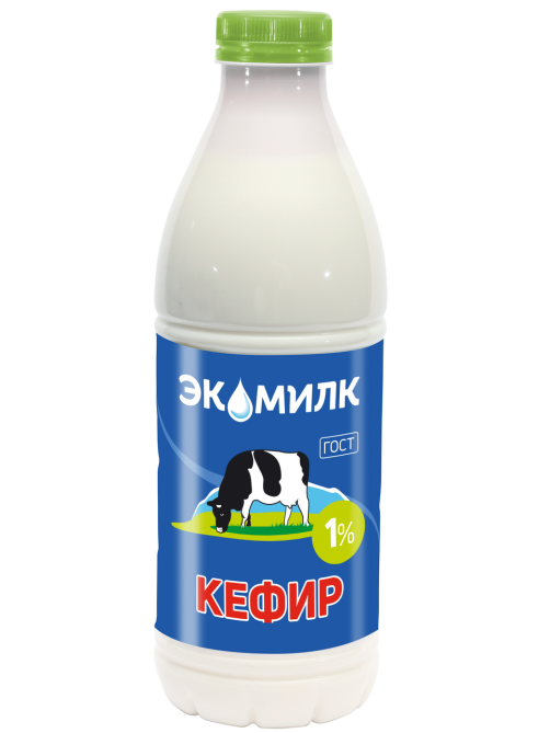 Кефир Экомилк 1%, 900мл