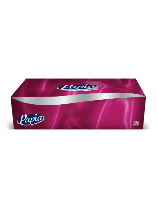 Салфетки бумажные Papia 2 слоя, 100шт