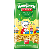 Макароны фигурные детские Makfa Макфики Веселый алфавит, 300г