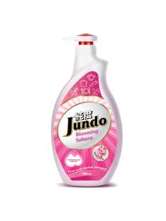 Гель для мытья посуды Jundo цветущая сакура с дозатором, 1л
