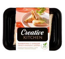 Конвертики Creative Kitchen курица, сыр, томат и зелень, 140г