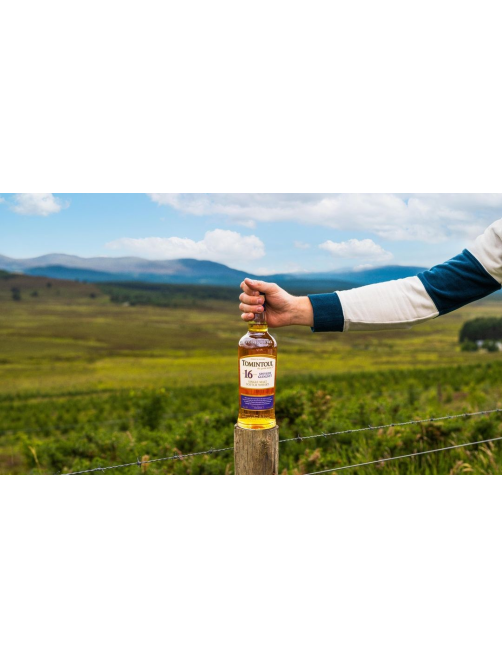 Виски шотландский Tomintoul Speyside Glenlivet 16 лет в подарочной упаковке, 0.7л