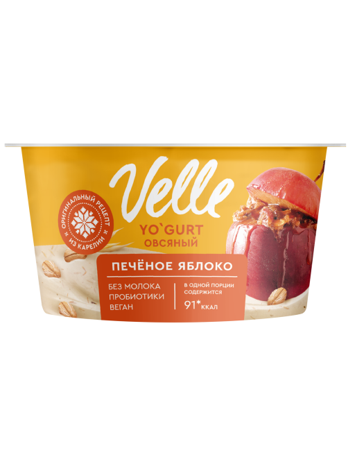 Продукт овсяный Velle печеное яблоко, 130г