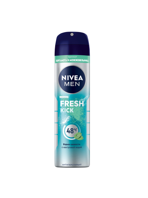 Антиперспирант-спрей Nivea Men Fresh Kick, 150мл