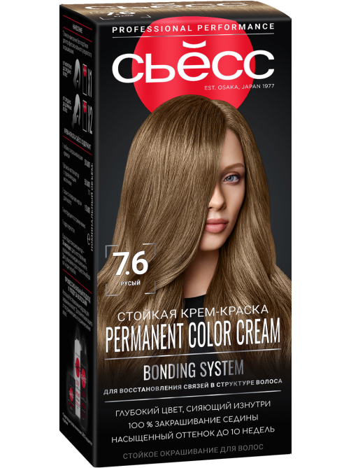 Крем-краска для волос Сьёсс Color 7-6 Русый, 50мл