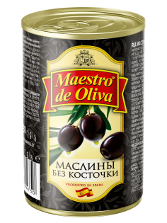 Маслины Maestro de oliva без косточки, 280г