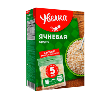 Крупа ячневая Увелка в пакетах для варки 5шт, 400г