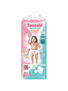 Подгузники-трусики Tanoshi L 9-14кг, 44шт