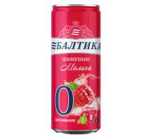 Пиво Балтика №0 малина безалкогольное, 0.33л
