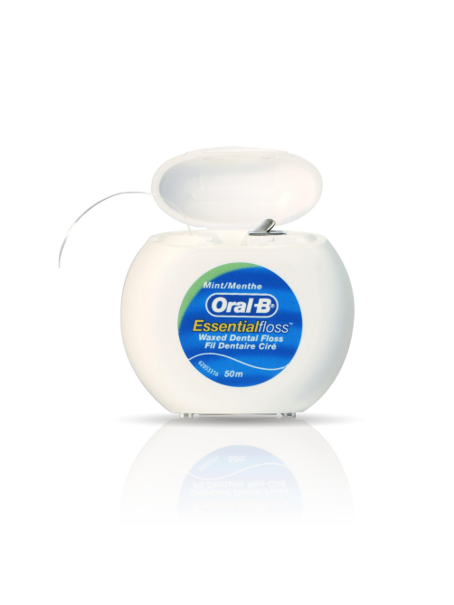 Зубная нить Oral-B Essential floss мятная, 50м