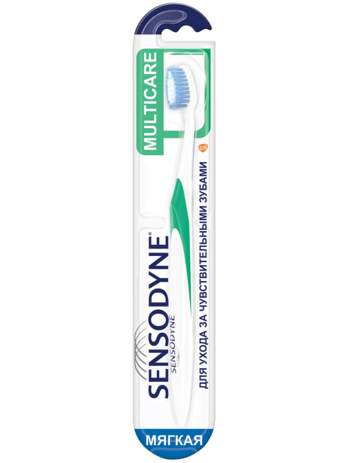 Зубная щетка Sensodyne Комплексная защита для чувствительных зубов для деликатной чистки мягкая бирюзовая