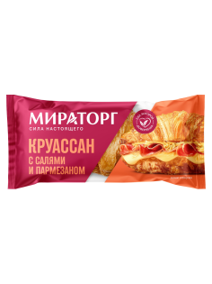 Круассан Мираторг с салями и пармезаном, 120г