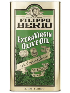 Масло оливковое Filippo Berio Extra Virgin нерафинированное, 1л