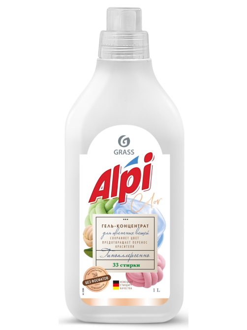 Гель-концентрат Grass Alpi для цветных вещей, 1.8л