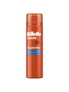Гель для бритья Gillette Fusion увлажняющий, 200мл