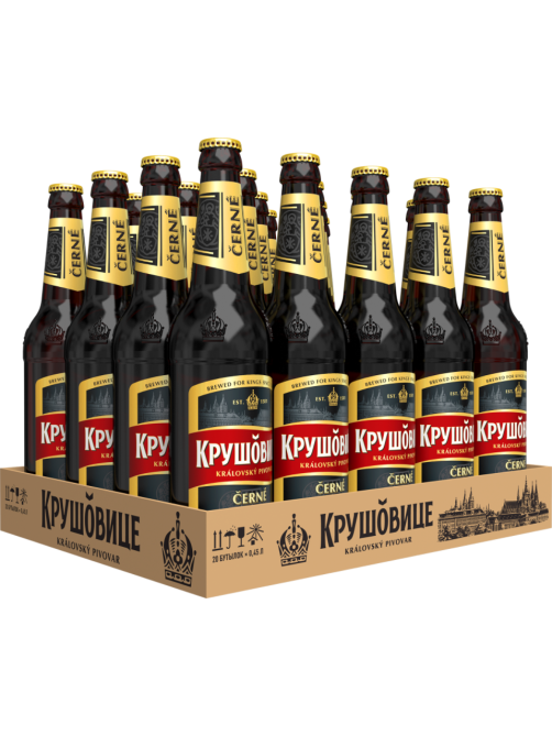 Пиво Крушовице черное, 0.45л