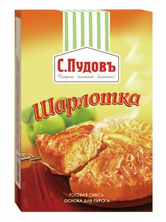 Смесь С.Пудовъ для шарлотки, 350г