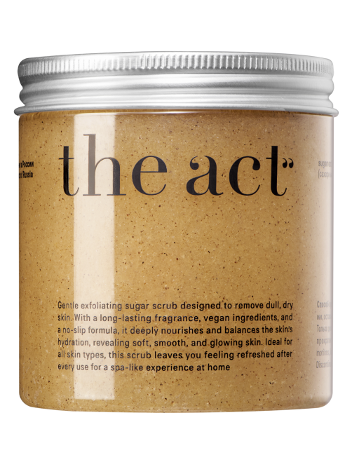 Скраб для тела The Act Кокосовое печенье сахарный, 280г