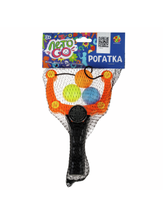 Набор 1Toy рогатка с шариками, 20см
