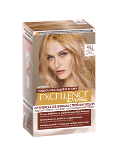 Крем-краска L'oreal Paris Excellence для волос 9U, 268мл