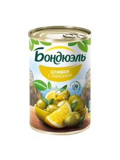 Оливки Бондюэль с лимоном, 314мл