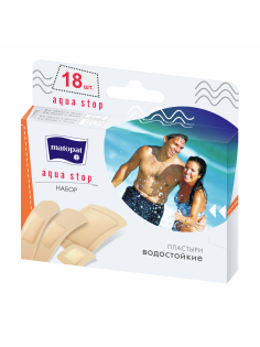 Пластыри Matopat Aqua Stop набор, 18шт