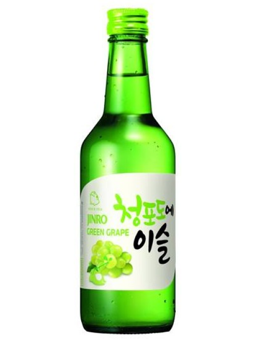 Напиток спиртной Soju Jinro зеленый виноград, 0.36л