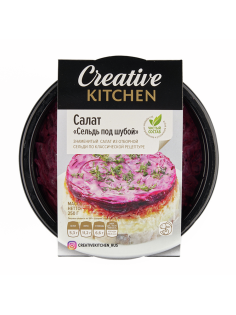 Салат Creative Kitchen Сельдь под шубой, 250г