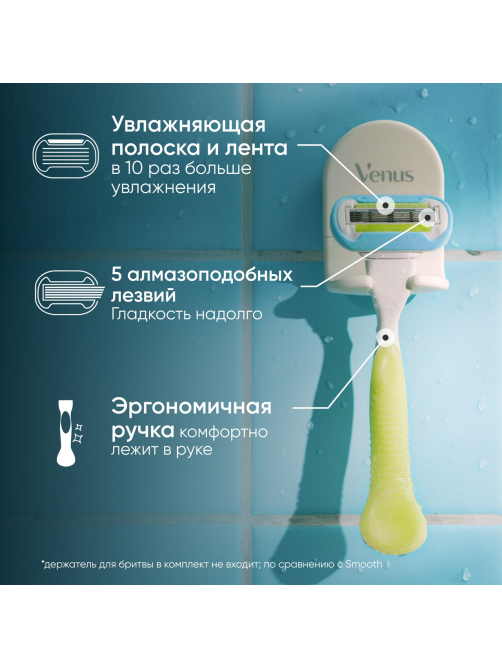 Станок для бритья Gillette Venus Embrace + 1 сменная кассета