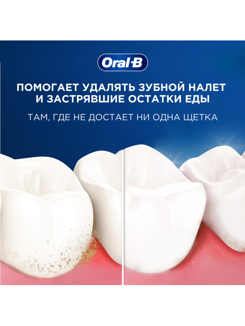 Зубная нить Oral-B Essential floss мятная, 50м