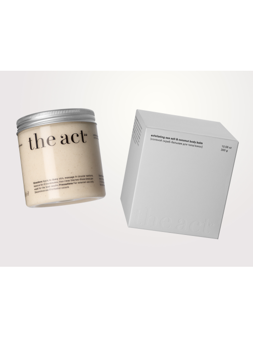 Скраб-бальзам для тела The Act соляной кокос, 300г