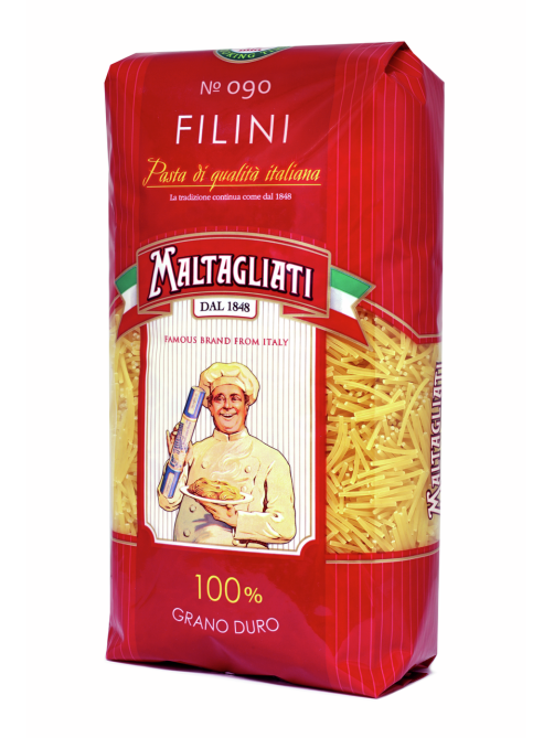 Макароны вермишель Maltagliati Filini №090 высший сорт, 450г
