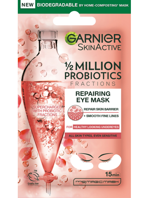 Патчи Garnier тканевые восстанавливающие с пробиотиками, 6г